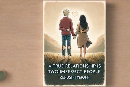 a true relationship is two imperfect people refusi - tymoff