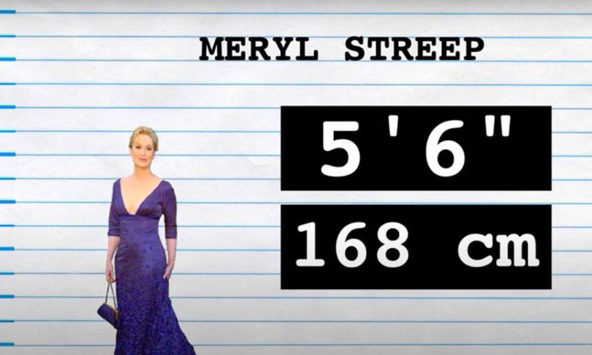 how tall is meryl streep