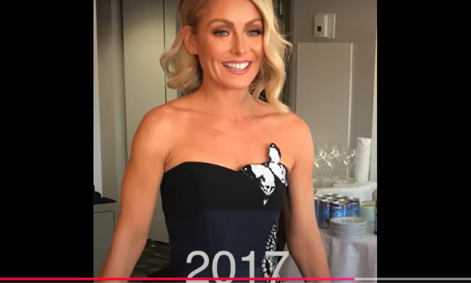 kelly ripa oscar dress