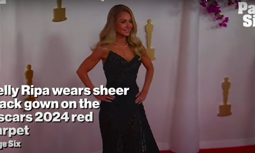 kelly ripa oscar dress